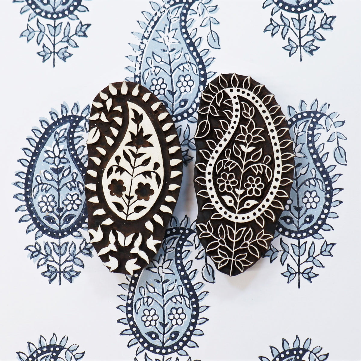 *New* 2 Part Paisley Printing Block – The Indian Block Print Co.