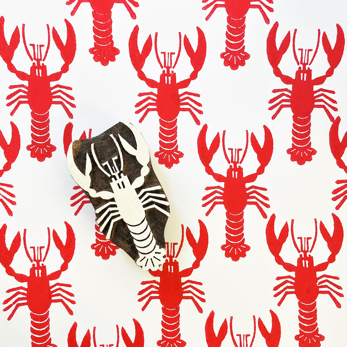 Cornish Lobster The Indian Block Print Co.