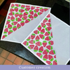 The Block Print Club- July Strawberry Napkins