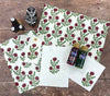 The Block Print Club- March Traditional Indian Two-Part Handle Block Stationary