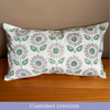 The Block Print Club- July Sunny Flower Cushion