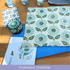 The Block Print Club- July Sunny Flower Cushion