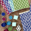 The Block Print Club- May Jaipur Dish Cloth and Fabric