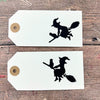 Witch and Cat On Broomstick