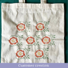 The Block Print Club - Autumn Floral Tote Bag