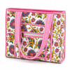 Block Print Medium Tote Bag With Zip – Quilted Cotton Everyday Bag with Zip