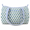 Block Print Medium Duffel Bag – Quilted Cotton Gym & Travel Bag