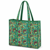 Block Print Large Tote Bag – Quilted Cotton Everyday Shopper