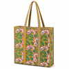 Block Print Large Tote Bag With Zip – Quilted Cotton Everyday Bag