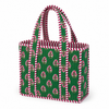 Block Print Mini Tote Bag – Quilted Cotton Lunch Bag Style