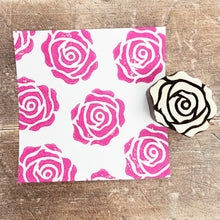  Indian Wooden Printing Block - Classic Rose