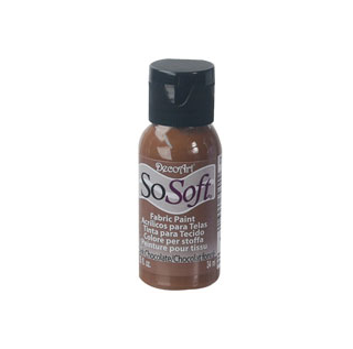 SoSoft Fabric Paint - Dark Chocolate