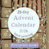 Block Printing 25 Days Advent Calendar 2026 - PRE ORDER