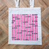 The Block Print Club- July Stripy Fish Summer Tote Bag