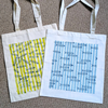 The Block Print Club- July Stripy Fish Summer Tote Bag