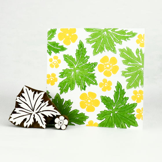 The Crafty Lass - Buttercup Leaf & Flower
