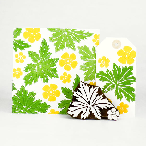 The Crafty Lass - Buttercup Leaf & Flower