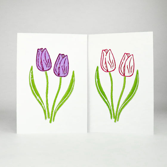 The Crafty Lass - Tulip & Leaves Set