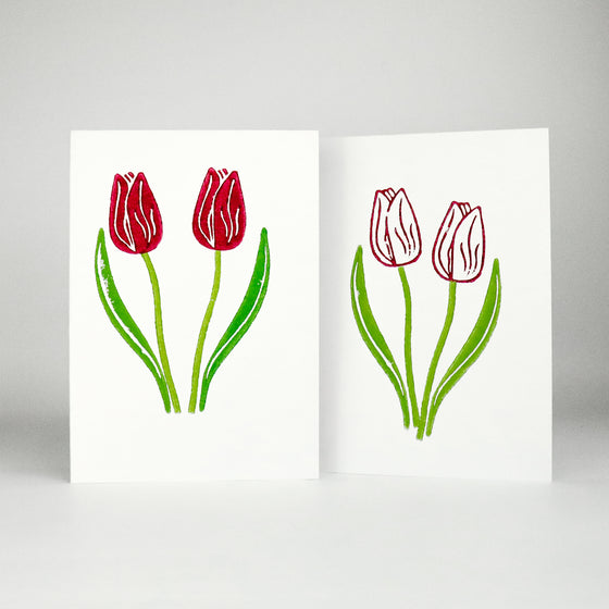 The Crafty Lass - Tulip & Leaves Set