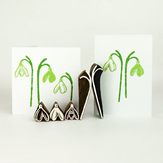 The Crafty Lass - Snowdrop Stems & Heads