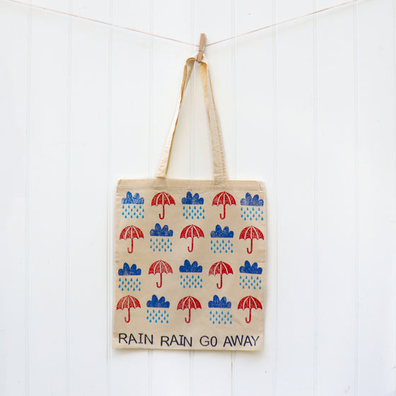 Heavy Canvas Short Handled Tote Bag