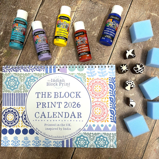 Block-Printable Calendar Kit – The Indian Block Print Co.