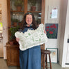 Ruffled Linen Cushion Cover