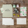 Joy of Print x The Indian Block Print Co. Potted Geranium Notelet Kit