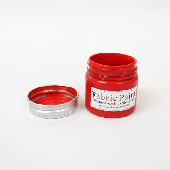 Joy of Print x The Indian Block Print Co. Geranium Fabric Paint Set