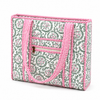 Block Print Medium Zip Tote Bag – Quilted Cotton Everyday Bag with Zip