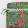 Block Print Padded Laptop Case – Quilted Cotton Sleeve
