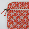 Block Print Padded Laptop Case – Quilted Cotton Sleeve