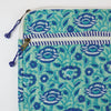 Block Print Padded Laptop Case – Quilted Cotton Sleeve