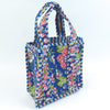Block Print Mini Tote Bag – Quilted Cotton Lunch Bag Style