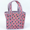 Block Print Mini Tote Bag – Quilted Cotton Lunch Bag Style