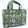 Block Print Medium Tote Bag – Quilted Cotton Everyday Bag