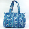 Block Print Small Duffel Bag – Quilted Cotton Gym & Travel Bag