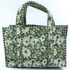 Block Print Medium Tote Bag – Quilted Cotton Everyday Bag