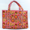 Block Print Medium Tote Bag – Quilted Cotton Everyday Bag