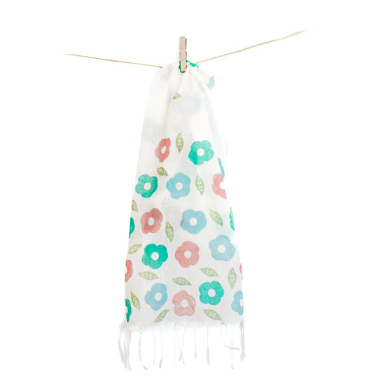 Organic Cotton Linen / Cotton Blend Scarf