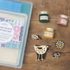 Complete Block Printing Kit- Bird, Leaf & Flower
