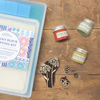 Complete Block Printing Kit - Double Daisy & Bee