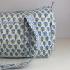 Block Print Medium Duffel Bag – Quilted Cotton Gym & Travel Bag