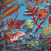 Block Print Medium Duffel Bag – Quilted Cotton Travel Bag with Adjustable Strap