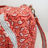 Block Print Medium Duffel Bag – Quilted Cotton Travel Bag with Adjustable Strap