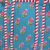 Block Print Mini Tote Bag – Quilted Cotton Lunch Bag Style