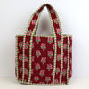 Block Print Mini Tote Bag – Quilted Cotton Lunch Bag Style