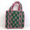 Block Print Mini Tote Bag – Quilted Cotton Lunch Bag Style