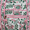 Block Print Medium Tote Bag With Zip – Quilted Cotton Everyday Bag with Zip