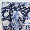 Block Print Medium Tote Bag With Zip – Quilted Cotton Everyday Bag with Zip